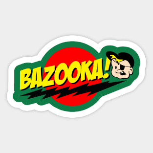 Vintage Bazooka Bubble Gum Sticker